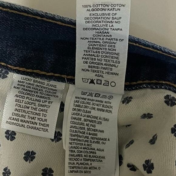 Lucky Brand Men 221 Original Straight Fit Distressed Jeans Size 31 - Picture 7 of 10